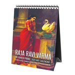 Tallenge - Raja Ravi Varma - 2021, Desk Calendar 6 x 9 Inches for Home & Office (Paper, Desk Calendar)