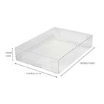 Ruitroliker 10pcs Carts Clear CIB Game Box Case Protector Sleeve for Mega Drive Gensis Master 32X Box Protector