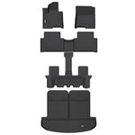 Binmotor-All Weather Floor Mats Set for 2021-2025 Kia Sorento Hybrid (PHEV & HEV) / Sorento Plug-in Hybrid 6/7 Passenger 2022-2025, 1st & 2nd & 3rd Row Full Set, Heavy Duty Car Floor Liners