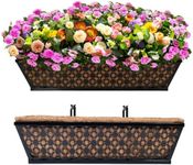 HZYUN 24 inch 2 Pack Window Boxes w