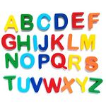 Oblivion Kids Educational Toys Magnetic Capital Alphabets (A to Z) Letters to Learn Spelling (Multicolor)