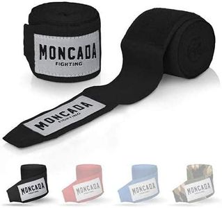 Moncada Fighting 4m Bande de Boxe Semi Elastique - Bandage de Boxe pour Boxe, MMA, Muay Thai - Bandes Boxe, Hand Wraps, Bandages Boxe