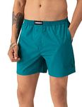 DAMENSCH Men Cotton Boxers (Pack of 1) (Dam-SLD-LBX-HB-XXL_E.Havana Blue_2XL)