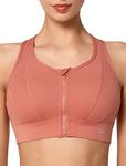 Yvette High Impact Zip Front Sports