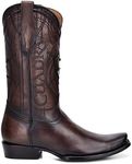 Cuadra Men's Western Boot in Genuine Leather Brown, 1J1NRS, Size 8.5