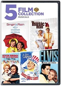 5 Film Collection: Musicals (Singin' in the Rain / The Music Man / Seven Brides For Seven Brothers / Yankee Doodle Dandy / Elvis-Viva Las Vegas)