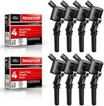 MAS Ignition Coil DG508 & Motorcraft Spark Plug SP479 compatible with Ford Lincoln Mercury 4.6L 5.4L V8 Crown Victoria Expedition F-150 F-250 Mustang DG457 DG472 DG491