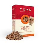 COYA Freeze-Dried Raw Dog Food, Turkey (6 x 150g) Hypoallergenic & Grain Free, Made With 80% Meat & 20% Fruit & Vegetables | Complete Raw Dog Food In A Freeze-Dried Solution, Raw Without The Chore