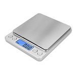 NEXT-SHINE Digital Mini Pocket Size Kitchen Series Scale 500g Multi-Functional High Precision for Cooking Baking Jewelry Weighing Coffee Beans Postal Parcel,Gram Scale 0.01g