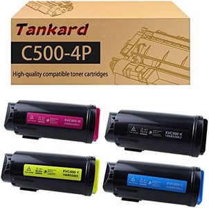 Tankard Compatible Toner C500 C505 Toner Cartridges High Capacity (4-Color-Pack 106R03862, 106R03863, 106R03864, 106R03865 for Xerox VersaLink C500 C500N C500DN C505 C505S C505X Printer