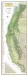 National Geographic Pacific Crest Trail Wall Map in Gift Box (18 X 48 In)