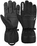 Reusch Men's Snow King Guaranteed Windproof and Extra Breathable Ski Gloves, Softshell Gloves, Snow Gloves, Winter Gloves, 9.5