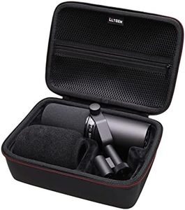 LTGEM Hard Carrying Case for Shure SM7B / MV7 / MV7X / MV7+ Vocal Dynamic Microphone - Travel Protective Storage Bag