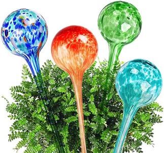 INCETUE Large Glass Self-Watering Globes (30cm, 300ml), Automatic Slow Drip Watering Bulbs & Plant Feeders for Indoor and Outdoor Potted Plants, Ideal for Holiday Plant Care (Pack of 4)