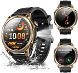 DOOGEEEco Anywise W1 GPS Smart Watches for Men, 6 Satellite Positioning, 50M Waterproof Fitness Tracker, 1.43'' AI Mens Smart Watch for Android Phone/iphone compatible,Answer/Make Call/12 Days Battery