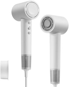 ISHEEP Portable Travel Hair Dryer,400 Million Negative Ionic Blow Dryer 112,000 RPM High Speed Low Noise Self-Cleaning Intelligent Temperature Control 1200W,GC-SF