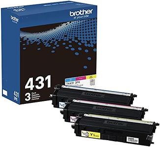 Brother TN-431 3PK, Cyan, Magenta, Yellow, Standard Yield, Model: TN4313PK