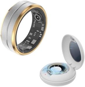 Buoikik Smart Ring Fitness Tracker for Men and Women, Heart Rate & Blood Oxygen Monitor & Sleep Monitoring, Remote Selfie Control Ring, Waterproof Wearable Smart Rings (11)
