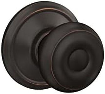 Schlage F10GEO716 Georgian Passage Knob, Aged Bronze