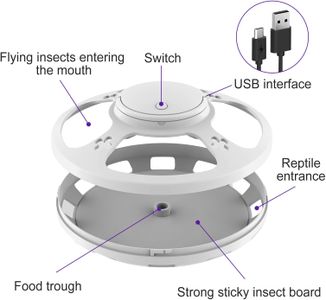 Flea Trap 2-Pack – Black Insect Catcher for Home Pest Control