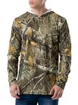 Realtree Men's Performance Pullover Hoodie, Realtree Edge Camo, Medium