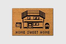 Ecosides Home Sweet Home Funny Doormat Video Game Doormat New Homeowners Doormat Front Door Rug Housewarming Gift Funny Gift