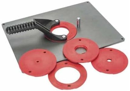 9621 MLCS Premium Aluminum Router Table Insert for MLCS 9-1/32" x 12-3/32" Tables