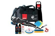 RUPES Random Bigfoot LHR15III/LUX-R 125mm Orbital Polisher Luxurious Kit With Coarse & Fine Compound & Matching Pads UNO Protect Polish & Sealant in BigFoot Tool Bag With Apron
