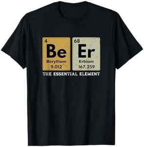 BeEr The Essential Element T-Shirt for Men Periodic table Camiseta