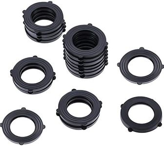 Tatuo 20 Pack Garden Hose Washers Rubber Washers Seals, Self Locking Tabs Keep Washer Firmly Set Inside Fittings for Garden Hose and Water Faucet