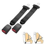 GTHJEXZ Seat Belt Extender 14 inch Car Buckles Seat Belt Extension Accessory Safety for Obese Men Pregnant Women Child 2 Pack（7/8 inch Metal Tongue,for Universal Car)