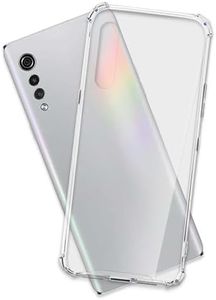 mtb more energy® Custodia Crystal Armor per LG Velvet (LM-G900, 6.8'') - Hard PC Back & Soft Silikon Bumper - Angoli rinforzati - Trasparente - TPU PC Case Cover