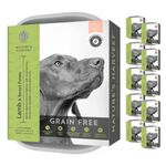 Nature’s Harvest Grain Free Lamb and Sweet Potato Adult Dog Food - Hypoallergenic for Fussy Eaters and Sensitive Stomachs | Multipack 10x395g | Wet Dog Food for Adult and Senior Dogs