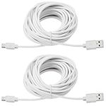 Smays 2-Pack 25ft USB to Micro USB 