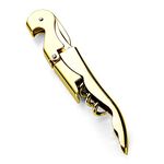 Drincarier Waiters Corkscrew Professional Waiter Corkscrew Wine openers,stainless steel Wine Key for Restaurant Waiters,Classic All-in-one Corkscrew, Bottle Opener and Foil Cutter (1Pack Gold)…