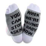 Funny Pregnamcy Gift You Can Stop Asking When We're Having A Baby Now New Mom Gift for Expecting Mom (Having A Baby)