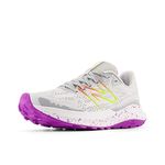 New Balance Women's Dynasoft Nitrel V5 Trail Running Shoe, Quartz Grey/Cosmic Rose/Aluminum Grey, 4.5 UK Wide