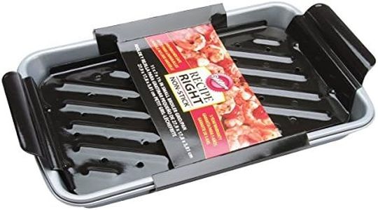 Wilton Non-Stick Broiler Baking Pan Set, 11 x 7-Inch, Steel