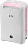 EcoAir DD1 Simple MK3 Pink Desiccant Dehumidifier| Rotary Control | 7.5 Litre/Day | Quiet 34dBA | Silver Filter | Laundry | 6Kg | Home Garage Basement Boat