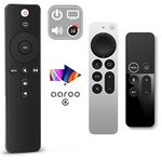 [w/Home & Volume] aarooGo Remote Control for Apple TV 4K Player A1294 A1218/MA711 A1378/MC572 A1427/MD199 A1625/MGY52/MLNC2 A1842/MQD22/MP7P2