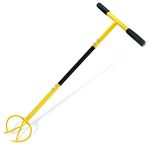 Byhagern Twist Tiller Manual, Garden Claw Cultivator with Long Handle, Hand Tiller Tool for Plant Box and Gardening Bed