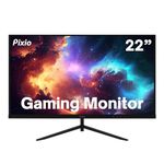 Pixio PX222 22 inch 75Hz Refresh Rate FHD 1080p Resolution VA Panel Gaming Monitor with VGA and HDMI Inputs
