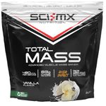 SCI-MX Total Mass - Advanced Muscle Mass Gainer Protein Powder - Muscle Growth & Weight Gain in Vanilla • 32g Protein + 480 Calories per Serving • Non-GMO • 2kg