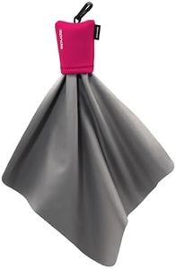 SPUDZ Classic | Microfiber Cloth Screen Cleaner and Lens Cleaner | Open Bottom | Hot Pink | 10 x 10 Inches