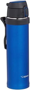 Zojirushi SM-QHE60AK, Flip-and-Go Stainless Mug, 20-Ounce, Cobalt Blue, 1 Count (Pack of 1)