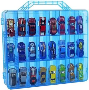 Bins & Things Toy Storage, Toy Organizer and Storage with 48 Compartments - Toy Box Display Case Compatible with Hot Wheels Cars, Lego Storage, lol Surprise, Matchbox, Barbie - Hot Wheels Organizer, Lego Storage