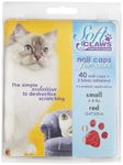 Soft Claws for Cats - CLS (Cleat Lock System), Size Small, Color Red