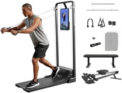 Speediance Gym Monster Smart Home Gym, Multifunctional Strength Training Machine, Smith Machine Power Cage Workout Station, Squat Rack Cable Machine, Full Body Fitness Equipment for Home Workout