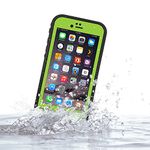 iPhone 6/6s(4.7") Waterproof Case ShockProof IP68 Certified With Touch ID SandProof Snow Proof Waterproof Shockproof Full Body Protective Cover for iPhone 6/6s-Green