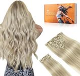 DOORES Human Hair Extensions Clip i